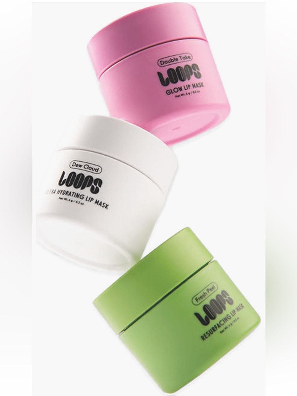 NWT Loops Beauty Luxe Lips Trio Mini Lip Mask Set - Picture 2 of 9